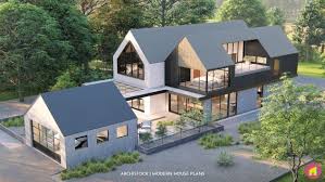 4 Bedroom Scandinavian House Plan Ank