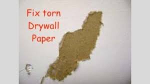 How To Fix Torn Drywall Paper