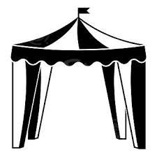 Circus Tent Icon Simple Ilration