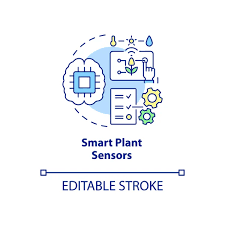 Smart Farming Concept Icon Robotic
