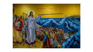 Crossing The Red Sea Icon Moses