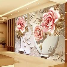 Pvc Flower Design 3d Wallpaper At Rs 60