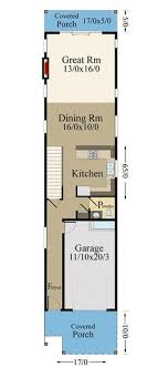 Narrow Lot House Plans