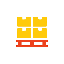 Container Logo Icon Design Stock Vector