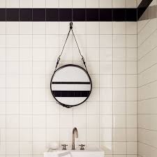 Adnet Wall Mirror Circular Bathroom