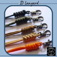 Paracord Lanyard Metal Clip Id