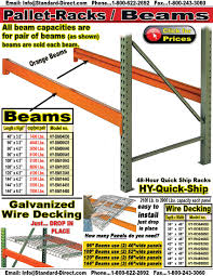 quick ship pallet rack beams hybm