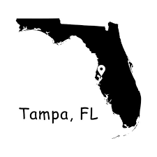 Florida Fl State Map Tampa Fl