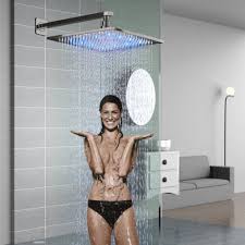Brushed Nickel Ceiling Shower Head
