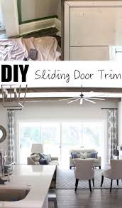 Diy Sliding Door Trim Frills And Drills
