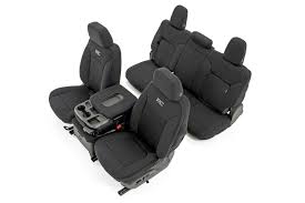 Rear Seat Covers Black 91037