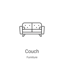 Seater Sofa Icon Vector From Furnitures