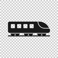 Flat Metro Icon On White Background