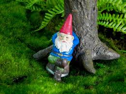 Miniature Garden Gnome Sleeping