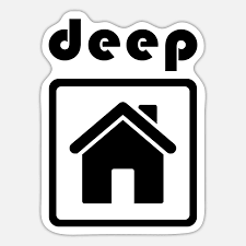 Deep House Icon Black Oskr Design