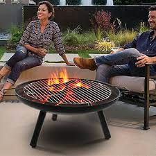 Lonabr Portable Fire Pit Grill Camping