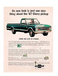 67 Chevrolet Truck Pickup Ad Chevy Ad