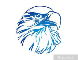 Sticker Hawk Logo Eagle Icon Bird