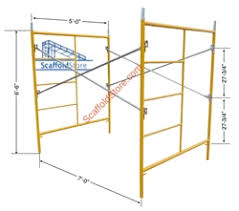 5 w x 6 6 t x 7 l mason scaffold frame set
