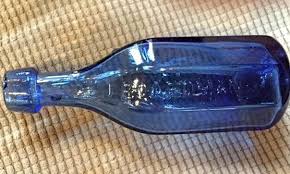 J Boardman Cobalt Mineral Water Bottle