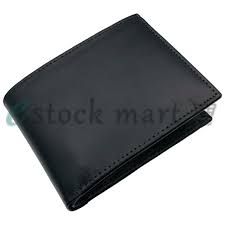 Men S Black Leather Wallets Esl Lp37
