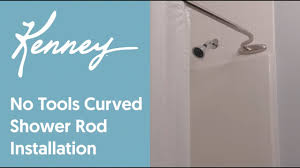Curved Shower Rod Installation