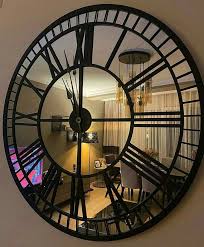 Handmade Silent Mirrored Wall Clock