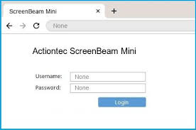 actiontec screenbeam mini router login