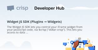 widget js sdk plugins widgets