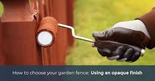 Protect Your Fences With Opaque Stains
