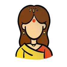Indian Woman Icon Vector Woman Icon
