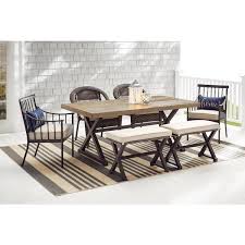 Rectangular Metal Outdoor Dining Table