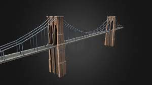 brooklyn bridge 3d model by jrs100000