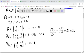 Solve The Following Equation Systems