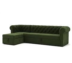 Left Aligned Convertible Sofa Cum Bed