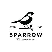 Sparrow Animal Design Icon Vector Free
