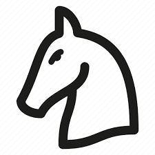 Head Horse Icon On
