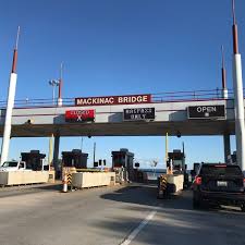 photos at mackinac bridge toll booth