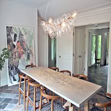 Modern Hubble Bubble Glass Chandelier