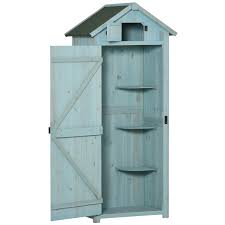 Outsunny Garden Shed Vertical Utility 3