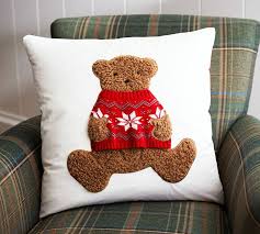 St Jude Teddy Bear With Sweater Pillow