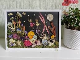 Pressed Flower Art Witchy Art Witchy