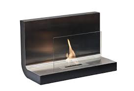 Stainless Wall Mount Ethanol Fireplace