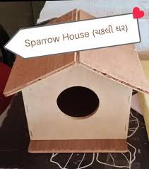 Wooden Sparrow Houses Size Dimension