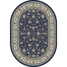 Dynamic Rugs Ancient Garden Navy 5 Ft