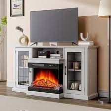 Electric Fireplace Fire Log Stove Unit