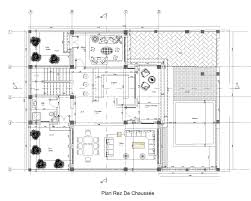 Architectural Floor Plan In Autocad 2d