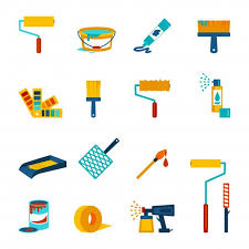 Free Vector Painting Icons Flat