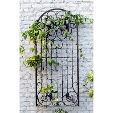 H Potter Metal Iron Scroll Wall Trellis