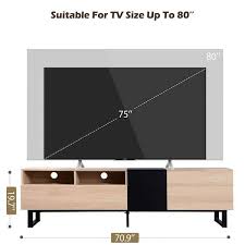 Natural Wood Modern Tv Stand